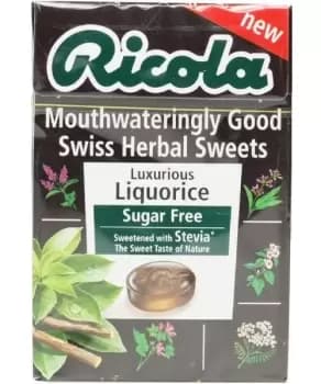 Ricola Liquorice Sugar Free Lozenges 45g