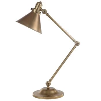 Provence - 1 Light Table Lamp Aged Brass, E27 - Elstead