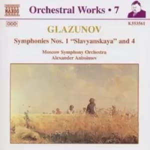 Gluzinov Symphonies Nos 1 by Alexander Konstantinovich Glazunov CD Album