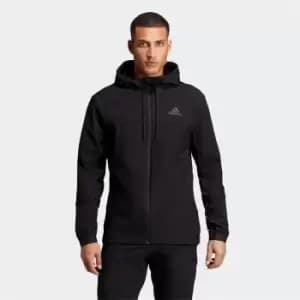 adidas COLD. RDY Full-Zip Workout Hoodie Mens - Black