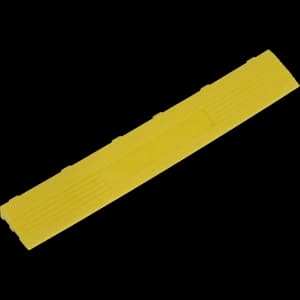 Sealey Anti Slip Polypropylene Female Edging Tile Yellow 400mm 60mm Pack of 6