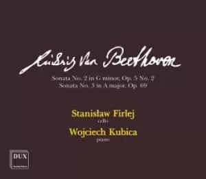 Ludwig Van Beethoven Sonata No 2 in G Minor Op 5 No 2/ by Ludwig van Beethoven CD Album