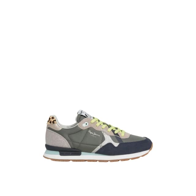 Pepe Jeans Brit Glitter W Trainers Green Women 36 (3.5);37 (4);38 (5);39 (5.5 to 6);40 (6.5);41 (7)