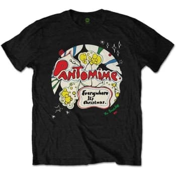 The Beatles - Pantomine Unisex Large T-Shirt - Black