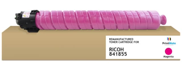 PrintMate RICOH 841855. remanufactured toner. Magenta 22500p