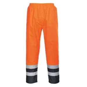 Oxford Weave 300D Class 2 Two Tone Hi Vis Trousers Orange 3XL