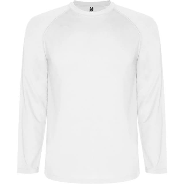 ROLY Montecarlo Long-Sleeved Sports T-Shirt in White Size: 4 Years White Unisex 4 Years