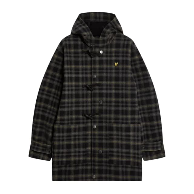 Lyle & Scott Tartan modular coat Lyle & Scott Noir Male 2XL
