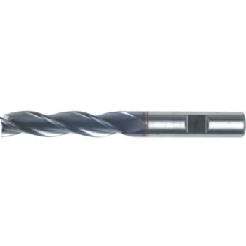 SwissTech 10.00MM HSS-Co 8% 3 Flute Weldon Shank Long Series Slot Drills - TiCN