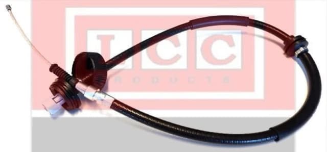 LCC LCC7114 Brake Cable Left Rear, 967/721mm Cable,parking brake (124)