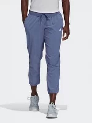 adidas Aeroready Designed To Move Print 7/8 Stretchy Sport Joggers, Black Size M Women