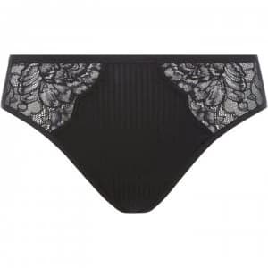 Florale Peony Tai Breif - Black