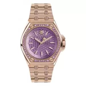 Ladies Plein Extreme Lady Rose Gold Watch PWJAA0922