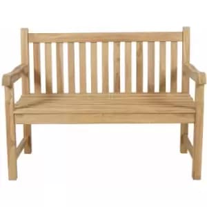 OUT & OUT Hazel Teak Garden Bench - 2-Seater