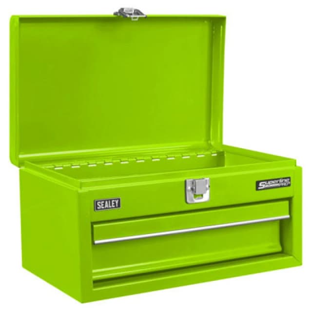 Sealey Superline Pro Mini Tool Box Tool Chest APMTB3 Colour: Green