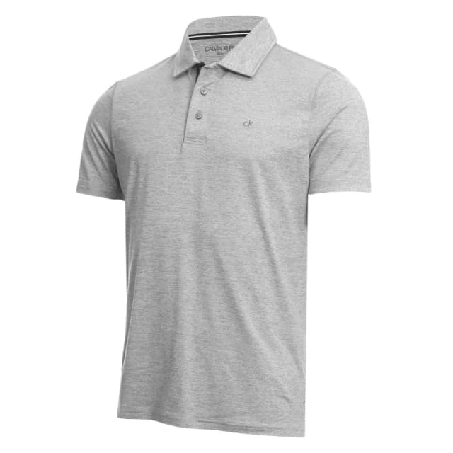 Calvin Klein Golf Newport Polo Shirt - Silver Silver M