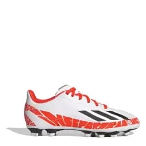 adidas X Messi .4 FG Junior Football Boots - White