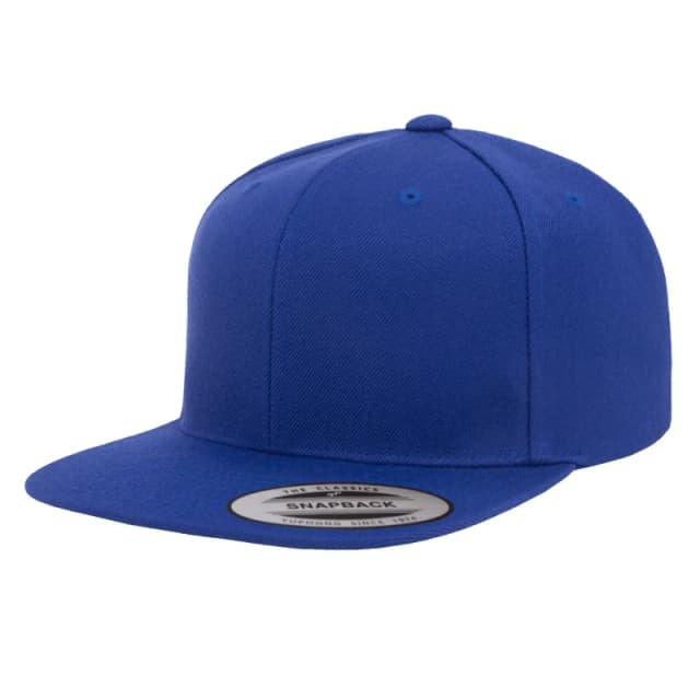 Yupoong Mens The Classic Premium Snapback Cap in Blue Blue Male One Size