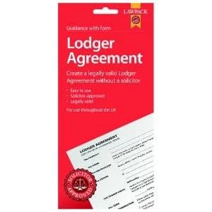 Law Pack Lodger Agreement UK Pack of 5 F333