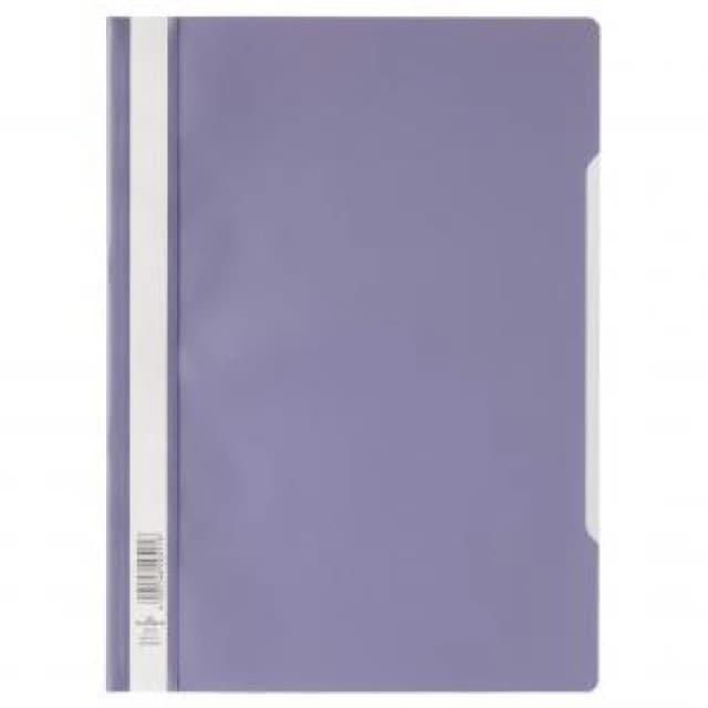 Durable Clear View A4 Folder Purple (25 Pack) 252312