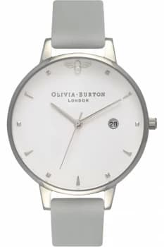 Ladies Olivia Burton Vegan Friendly Queen Bee Rose Gold & Grey Watch OB16AM116