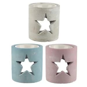 Christmas Star Concrete Oil Burner (1 Random Supplied)