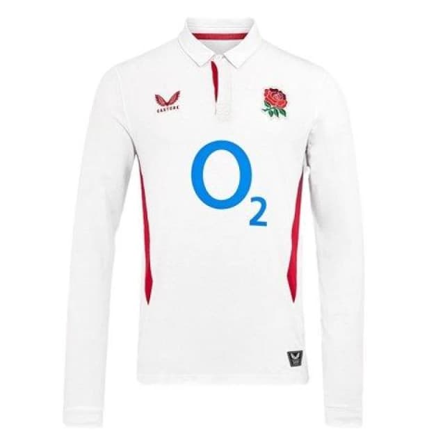Castore England Long Sleeve Home Shirt 2025 Adults Replica Shirts S White 39981101350