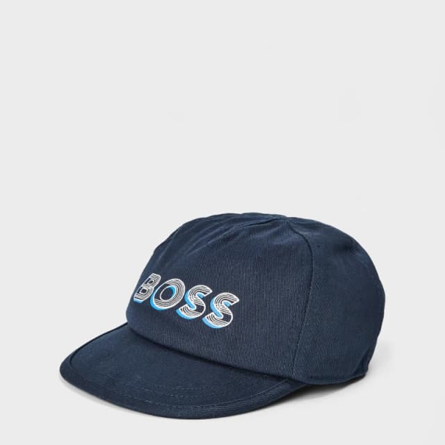 Boss Kids Logo Baseball Cap Navy 849 male 3M (42)