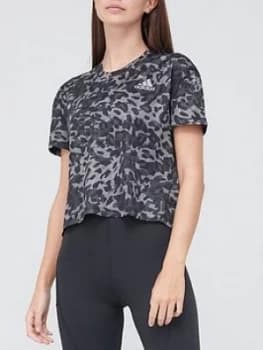 Adidas Primeblue Print T-Shirt - Grey