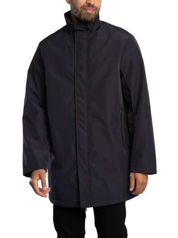 Armani Exchange Box Logo Trech Coat Deep Navy L