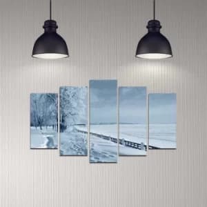 5DMDF-54 Multicolor Decorative MDF Painting (5 Pieces)