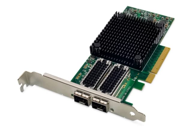Digitus 2 port 25 Gigabit Ethernet network card. SFP28. PCI Express. M