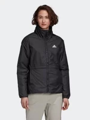 adidas Bsc 3-stripes Insulated Winter Jacket, Black Size XS Women