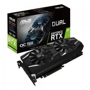 Asus Dual GeForce RTX2080Ti OC 11GB GDDR6 Graphics Card