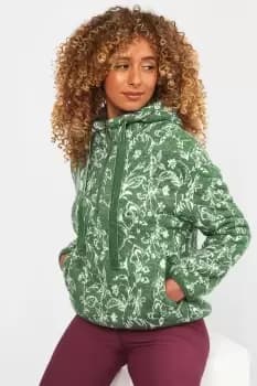 Comfy Floral Print Fleece Jumper