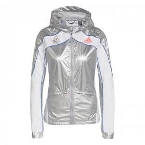 adidas Marathon Space Race Running Jacket Ladies - Matte Silver