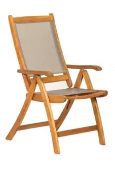 HENLEY Textylene Reclining Folding High Back Armchair