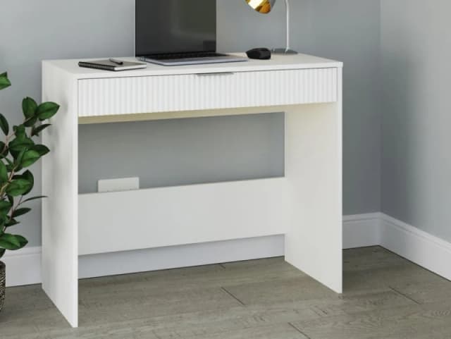 GFW Rankin White 1 Drawer Desk