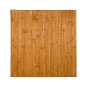 Forest Feather Edge Fence Panel 6ft Pack of 4