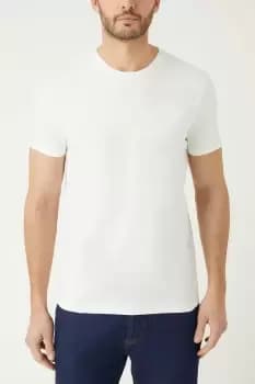 White, Blue, Navy 3 Pack Crew Neck T-Shirts