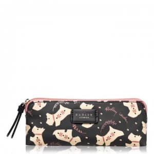Radley Doggy Dot Pencil Case - Black