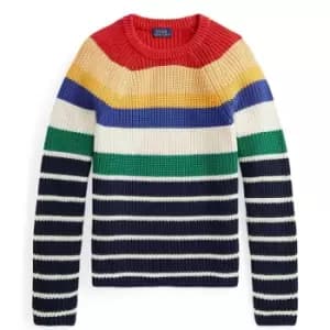 Polo Ralph Lauren Stripe Long Sleeve Knitted Jumper - Multi
