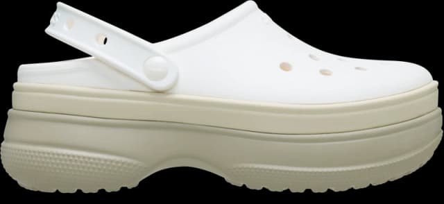 Crocs Unisex Classic Stacked Clogs Chalk W6/M5