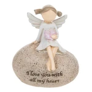 Angel Stones Love Ornament