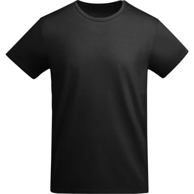 ROLY ROLY Men Breda Plain T-Shirt in Black Size: Small Black S Male 5063527037336