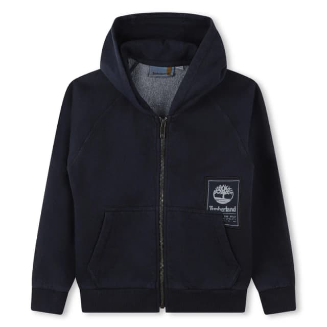 Timberland Kids Logo Zip Hoodie Night 83D male 4 Years