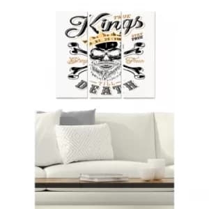 MDF6405811241 Multicolor Decorative MDF Painting (3 Pieces)