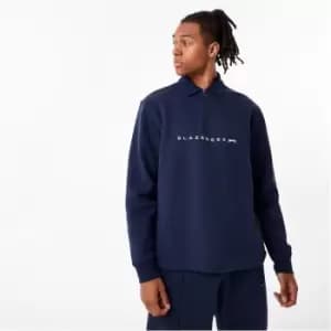 Slazenger ft. Aitch Half Zip Sweatshirt - Blue