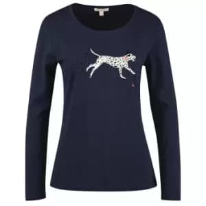 Barbour Womens Homeswood L/S Tee Navy 12