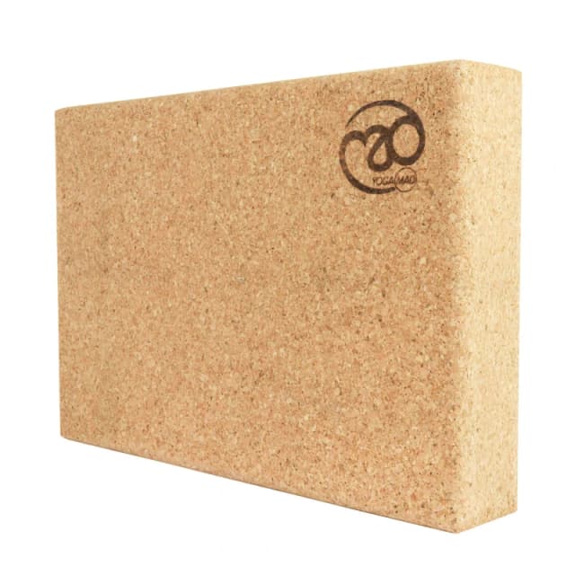 Yoga-Mad Cork Yoga Block Brown unisex One Size